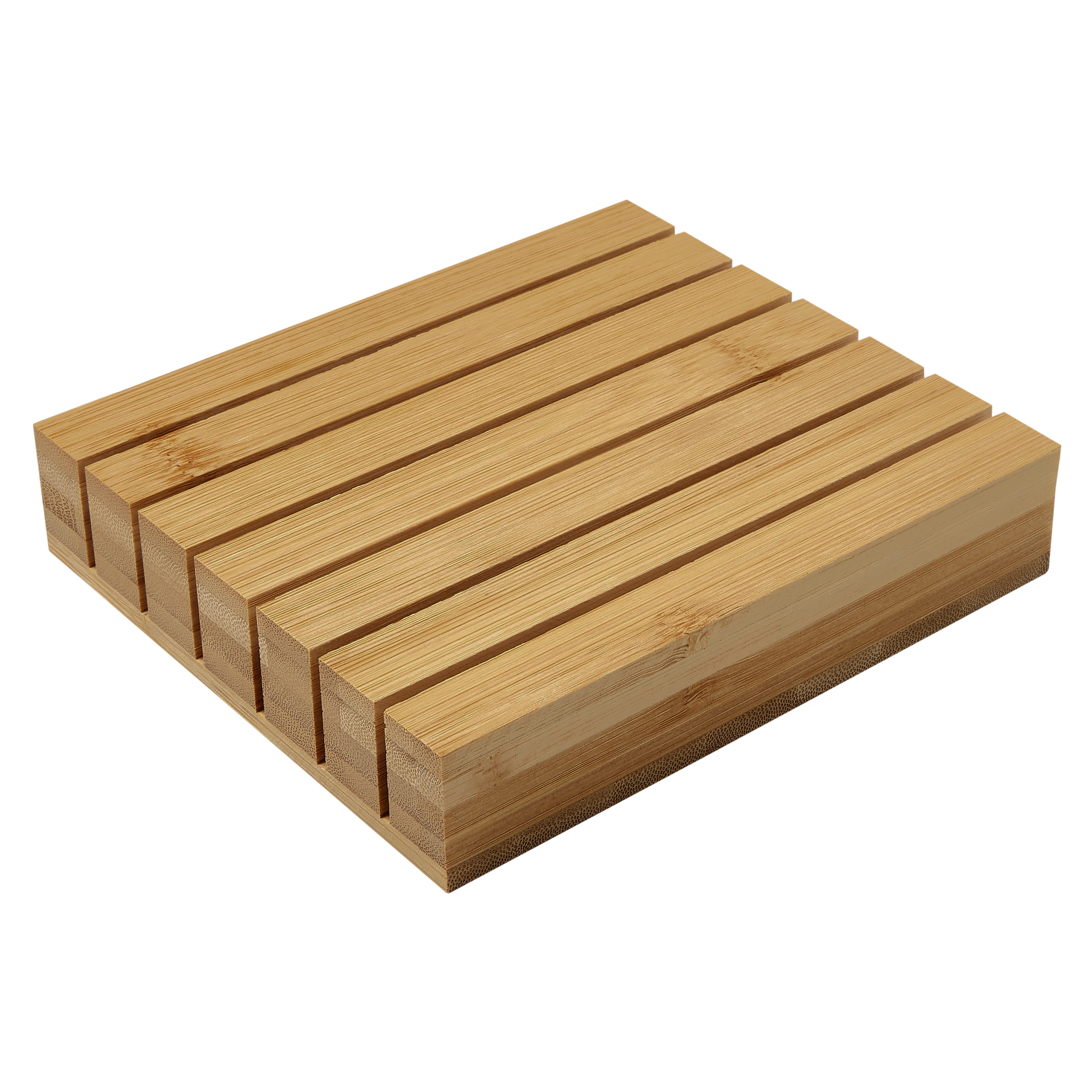 Bambus Besteckeinsatz ausziehbarer Schubladeneinsatz Besteckkasten Holz Einsatz